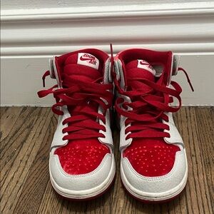 Jordan Women's Sneakers Red and White